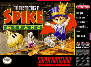 Twisted Tales of Spike McFang, The (USA) box cover front